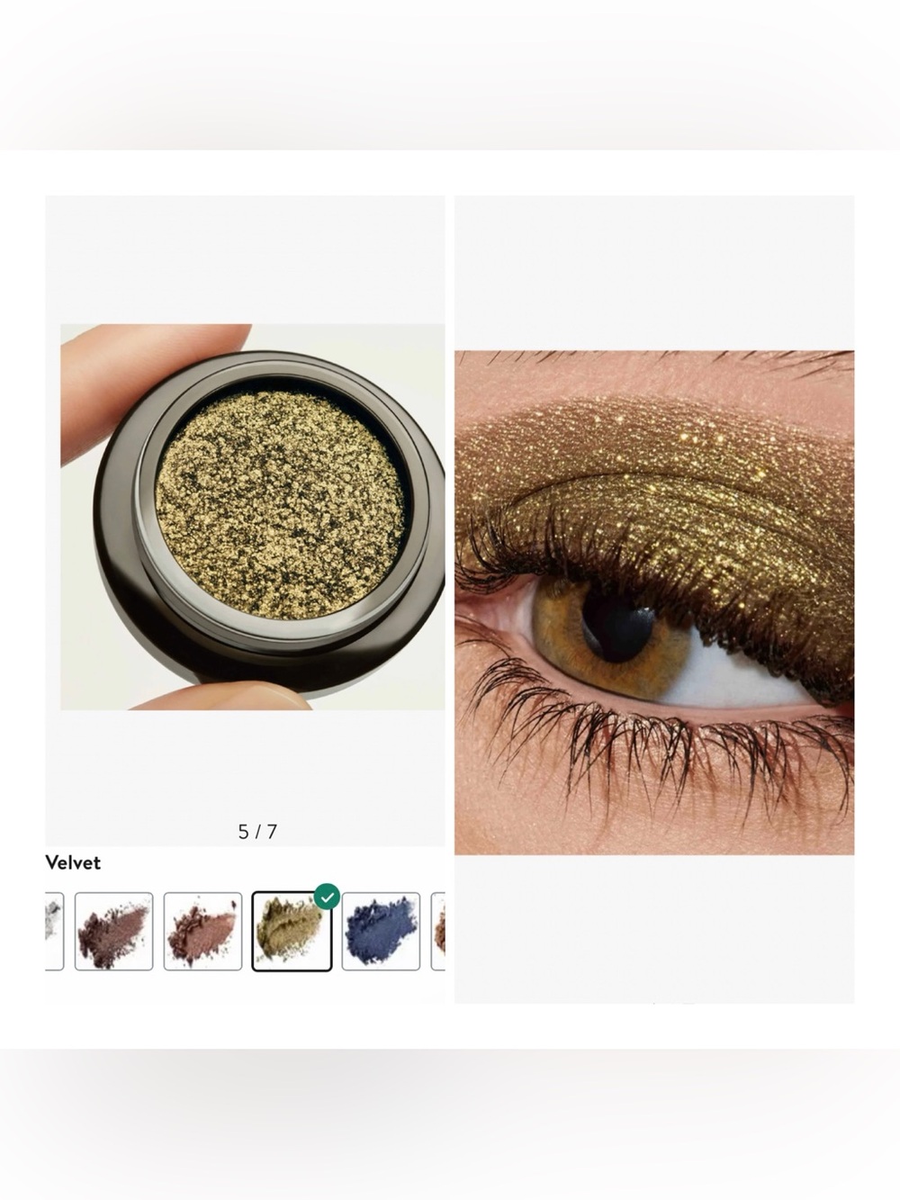 Victoria Beckham Beauty Lid Lustre Eyeshadow in shade Velvet!